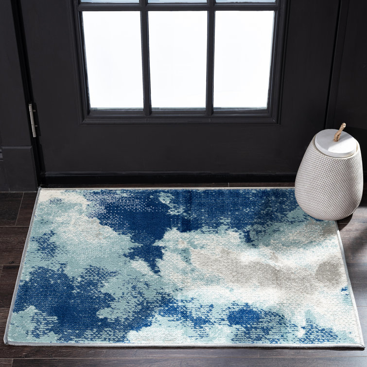 Wade Logan® Abstract Blue/Gray Area Rug & Reviews Wayfair